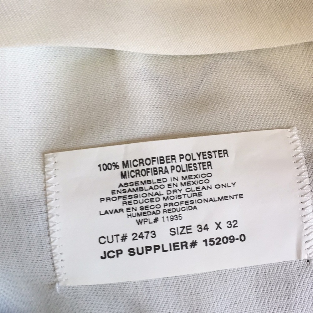 Men’s JC Penny Black Dress Pants 34x32 - Picture 3 of 3